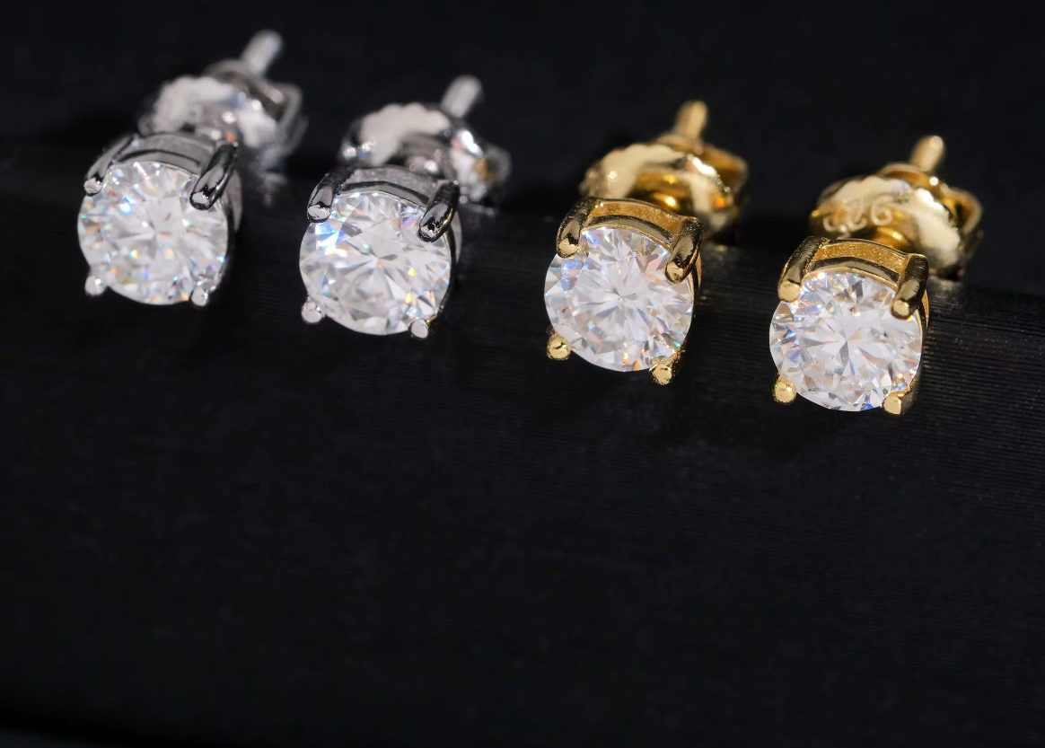 VVS Moissanite Diamond Earrings