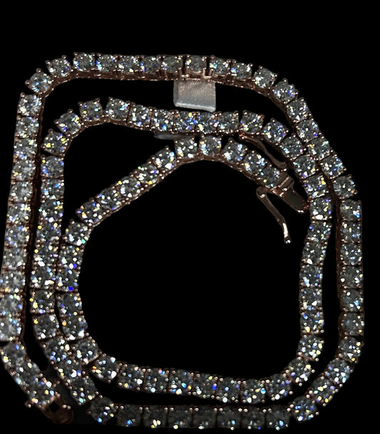 VVS Moissanite Tennis Necklace